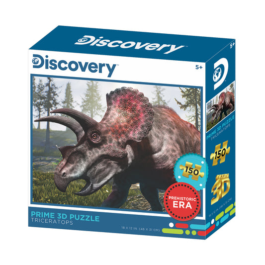 Prime 3D Discovery Triceratops Puzzle