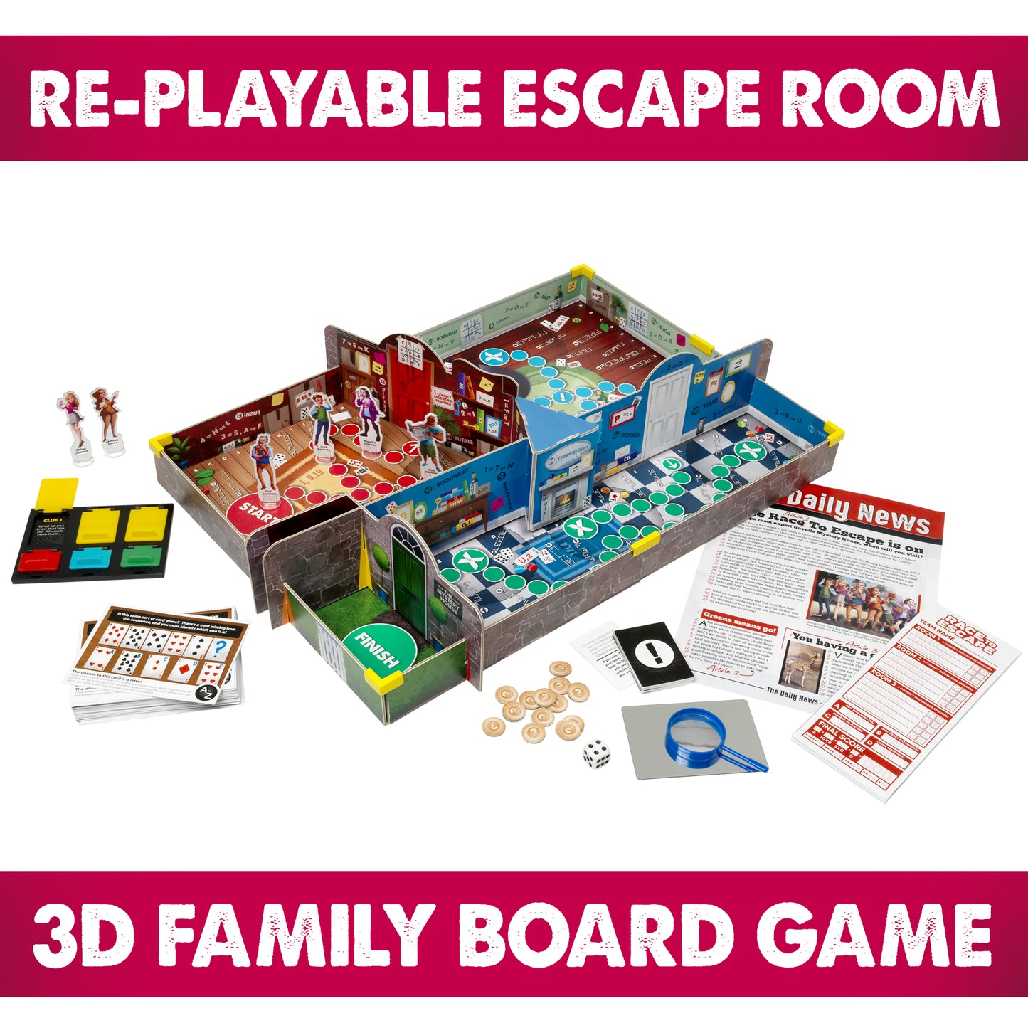 Race to Escape - The Escape Room Board Game