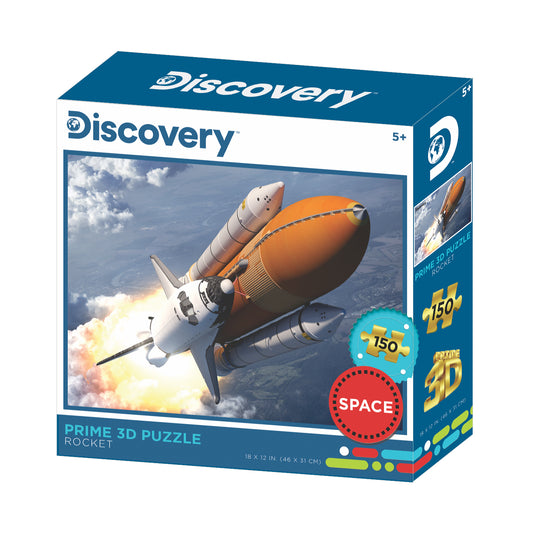 Prime 3D Discovery Rocket Puzzle