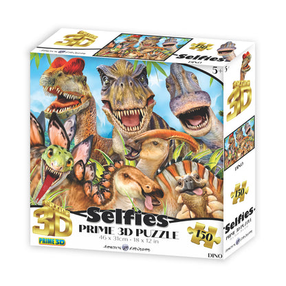 Prime 3D Howard Robinson Dinosaur Selfie 150 Piece Puzzle