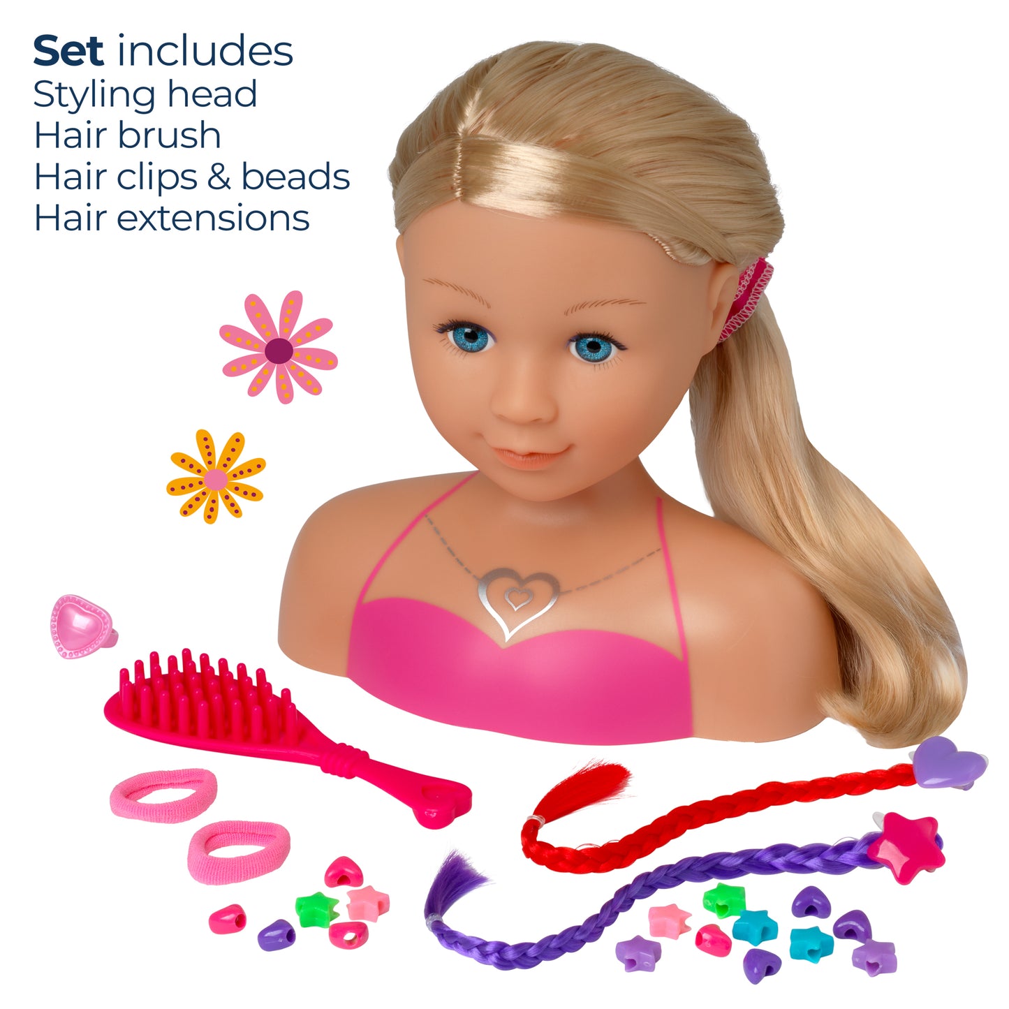 Dolls World Ashley Styling Head Playset - For ages 3+