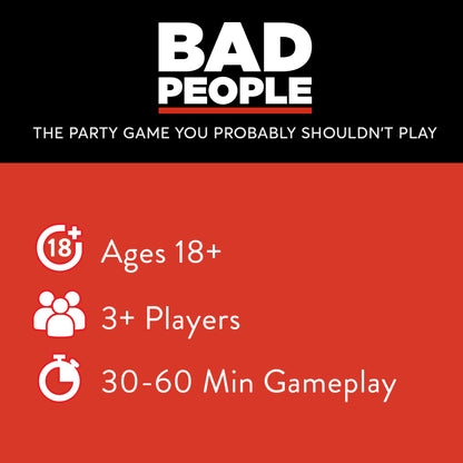 Bad People Adult Party Game