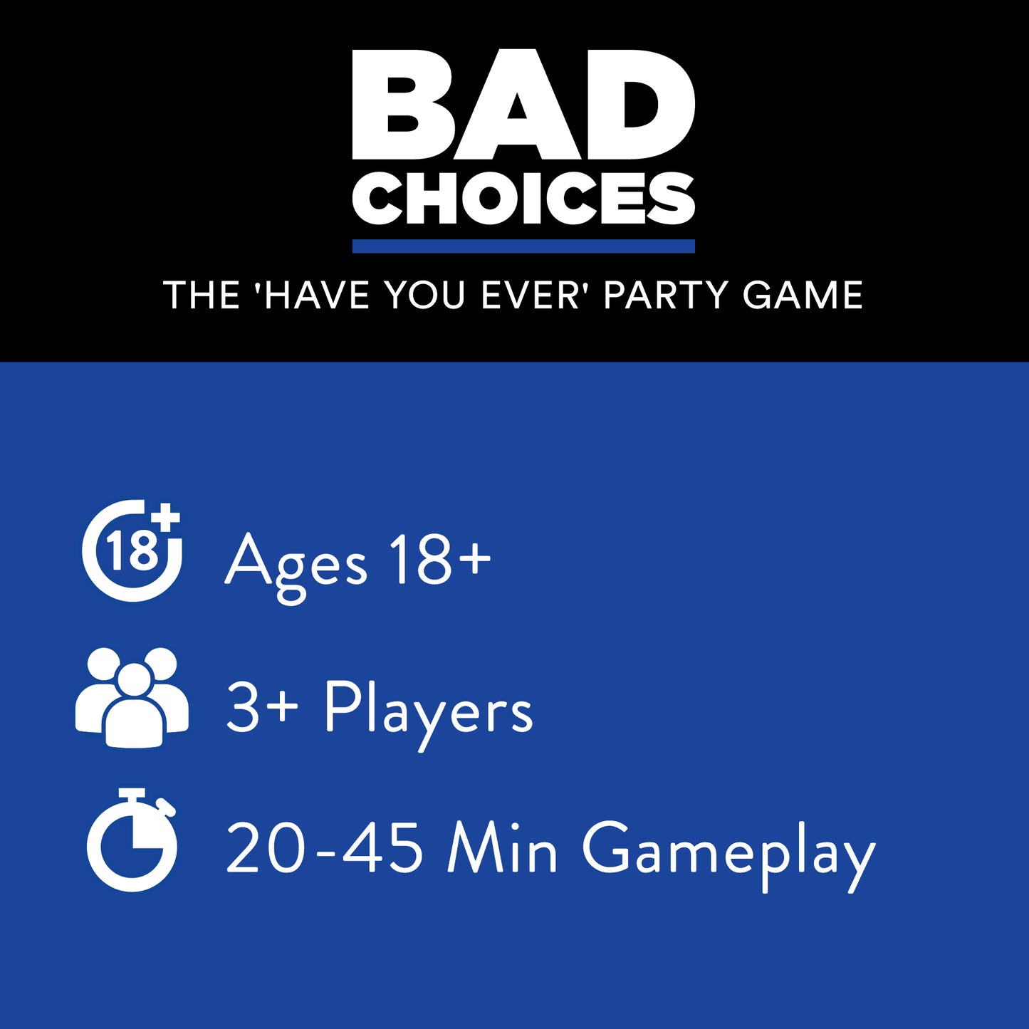 Bad Choices Adult Party Game