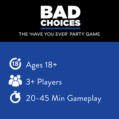 Bad Choices Adult Party Game