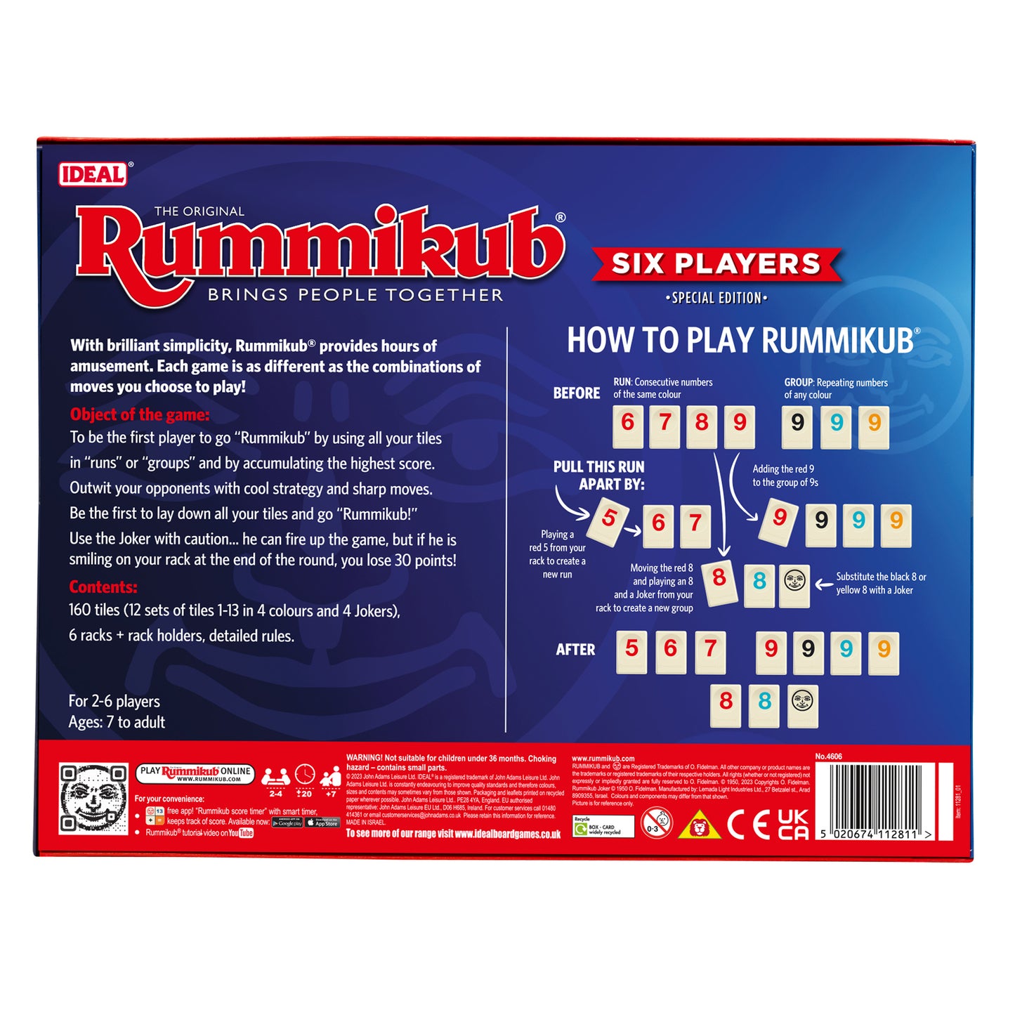 Rummikub Game Six Players Special Edition