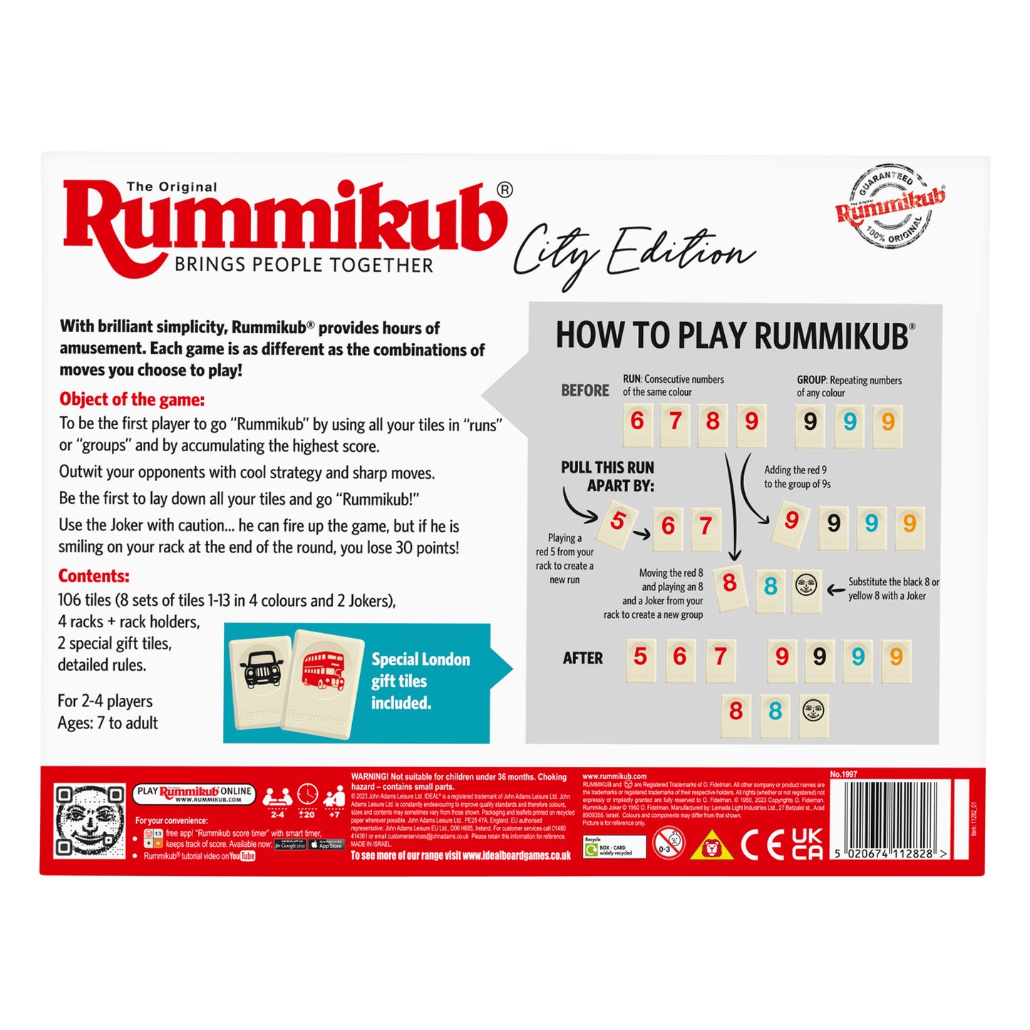 Rummikub Game City Edition