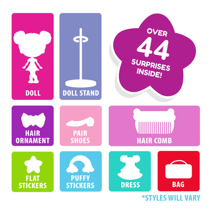 Decora Girlz Sticker 'n' Style 5" Fashion Dolls - Heather