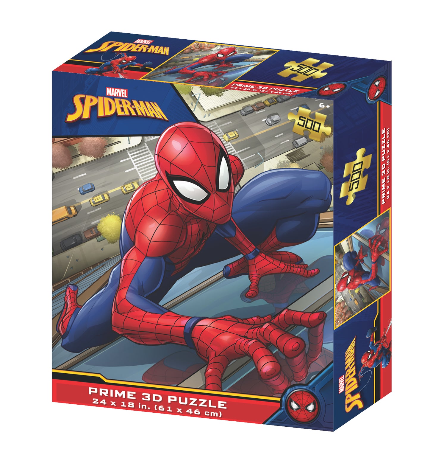 Prime 3D Marvel Spider-Man 500 Piece Puzzle