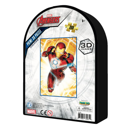 Prime 3D Marvel Iron Man 300 Piece Puzzle Collectible Tin