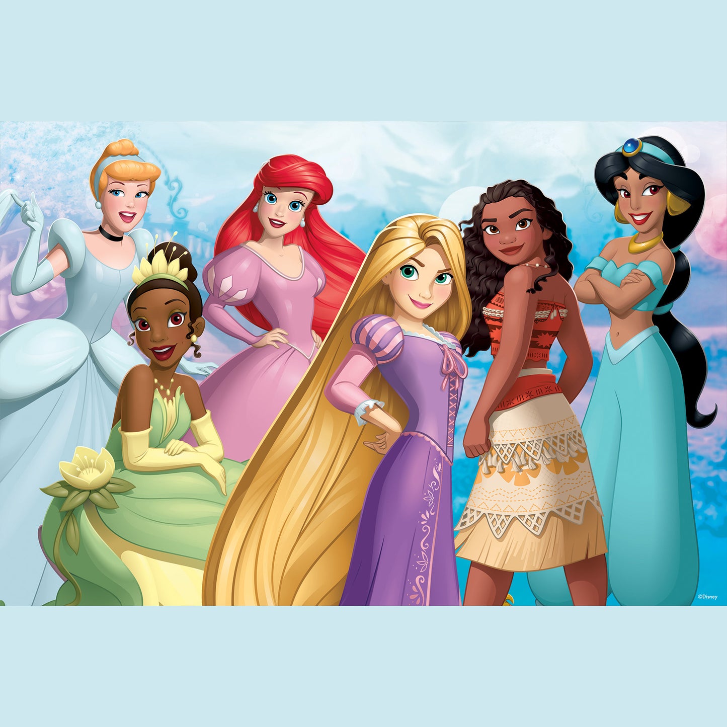 Prime 3D/2D Disney Princess 200 Piece Double-Sided Puzzle