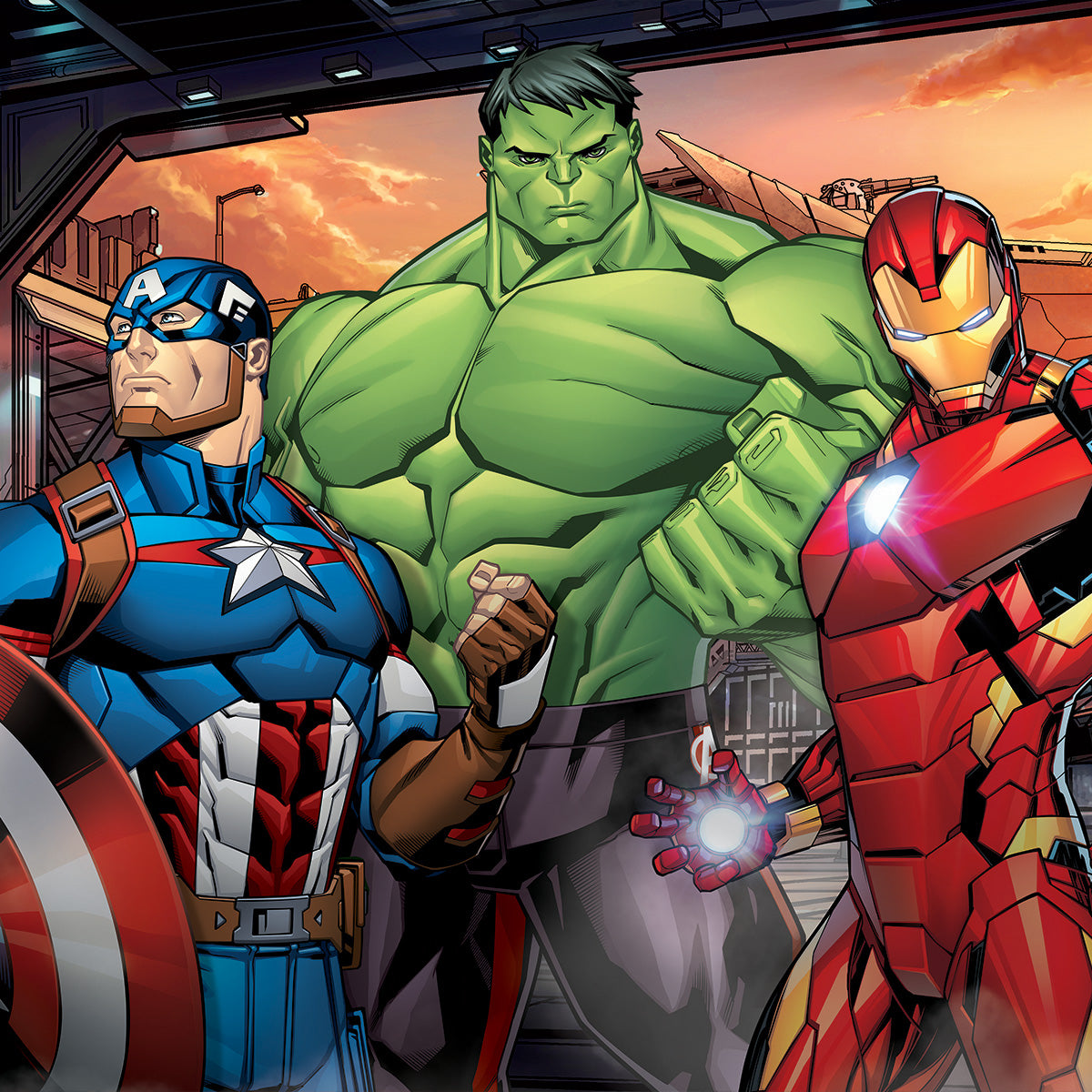 Prime 3D/ 2D Marvel Avengers Double Sided 200 Piece Puzzle