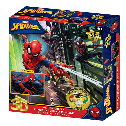 Prime 3D/ 2D Marvel Spider-Man 200 Piece Puzzle