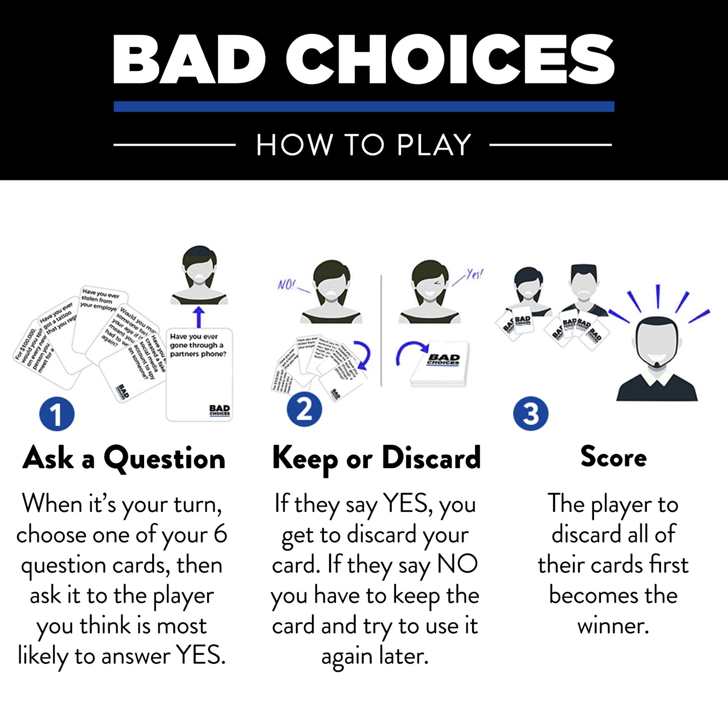 Bad Choices Adult Party Game