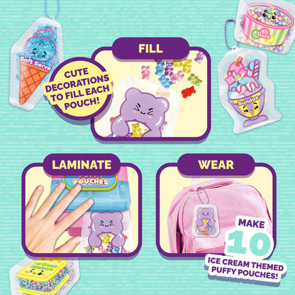 Puffy Pouches Themed Set - Ice Creamery