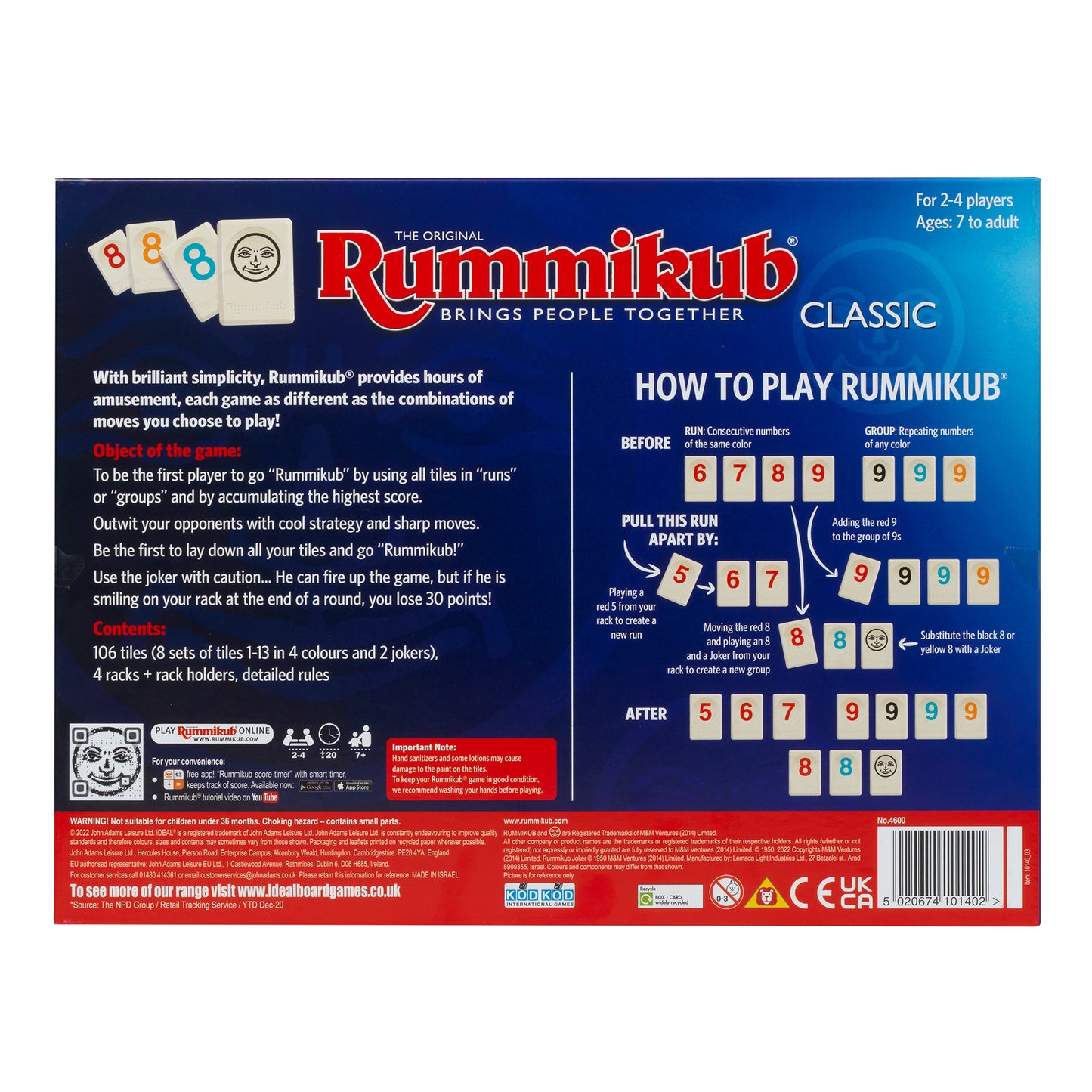 Rummikub Game Classic Edition