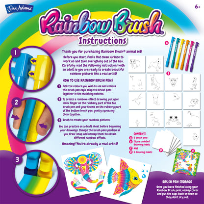 Rainbow Brush Animals Activity Set