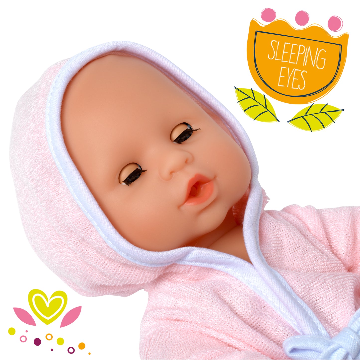 Dolls World Dribbles 30cm Drink and Wet doll  - For ages 18 months+