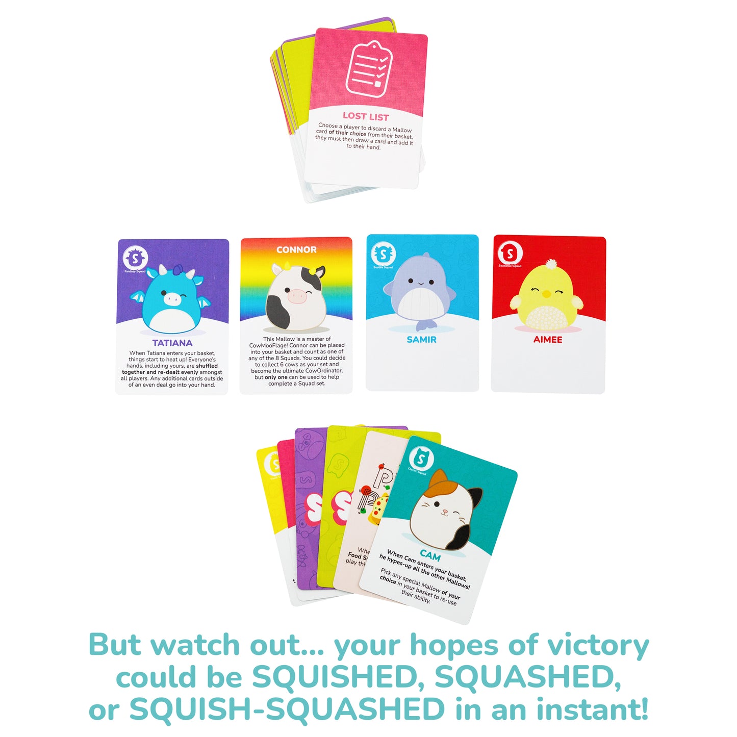 Squishmallows Squish Squash Card Game