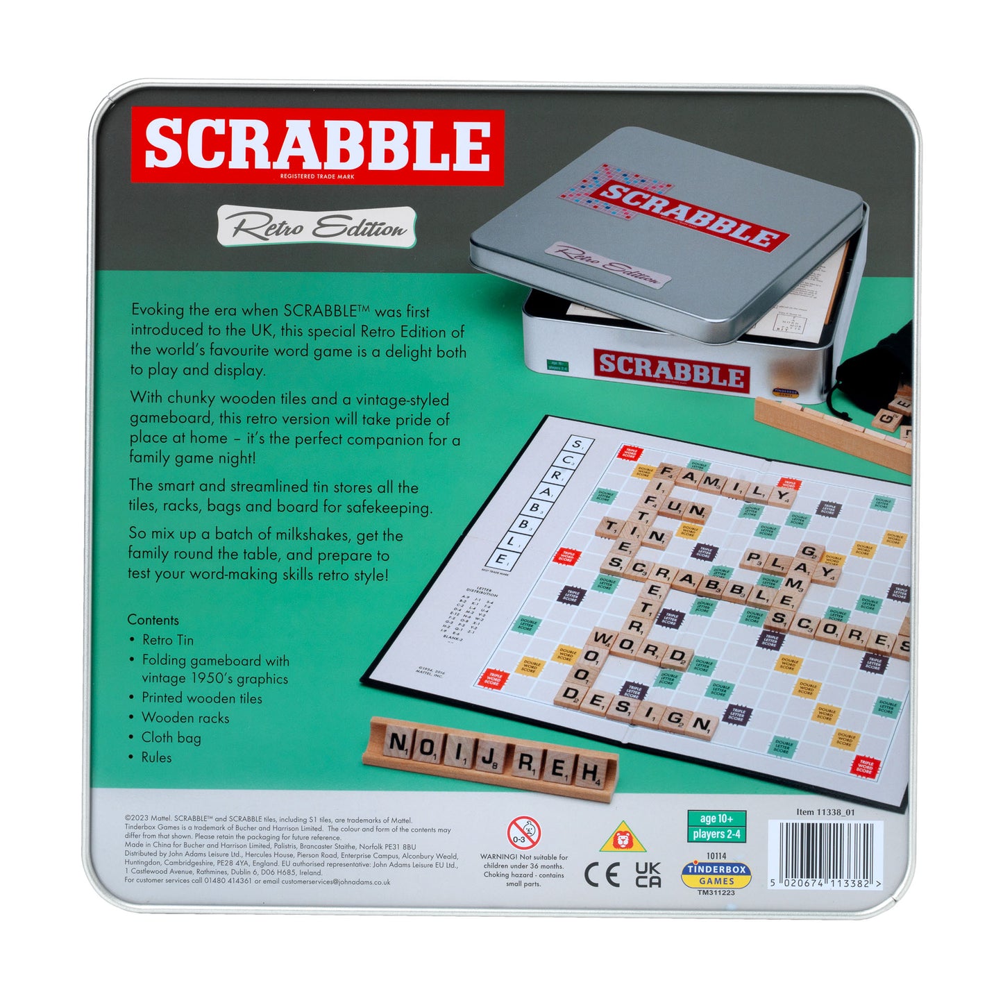 Scrabble Retro Edition Word Game