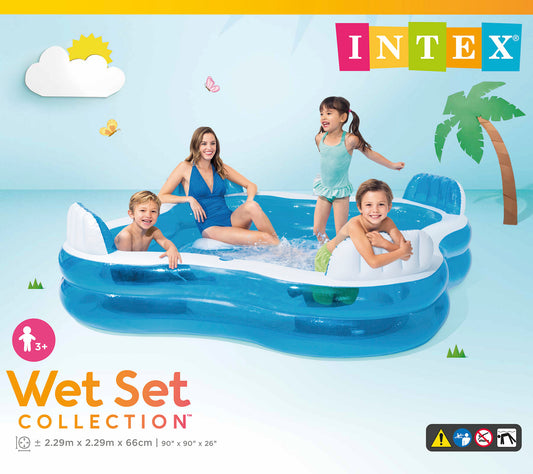 90'' x 90'' Swim Centerª Family Lounge Pool