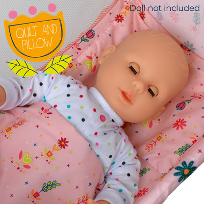 Dolls World Travel Carry Cot Accessory Set -  For ages 3+