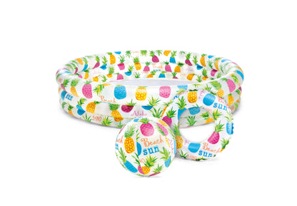 INTEX 52" Inflatable Pineapple Play Pool Set