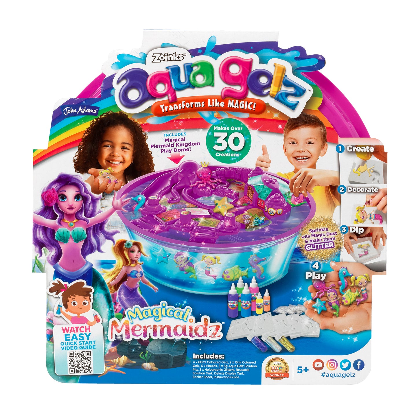 Aqua Gelz Magical Mermaids Playset