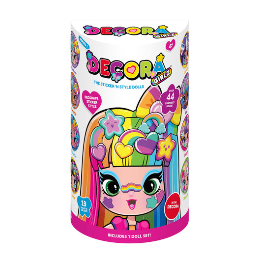 Decora Girlz 5" Fashion Doll – Decora - with Stickers & Accessories