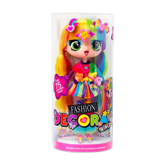 Decora Girlz Sticker ‘n’ Style 11" Collectable Fashion Doll - Decora