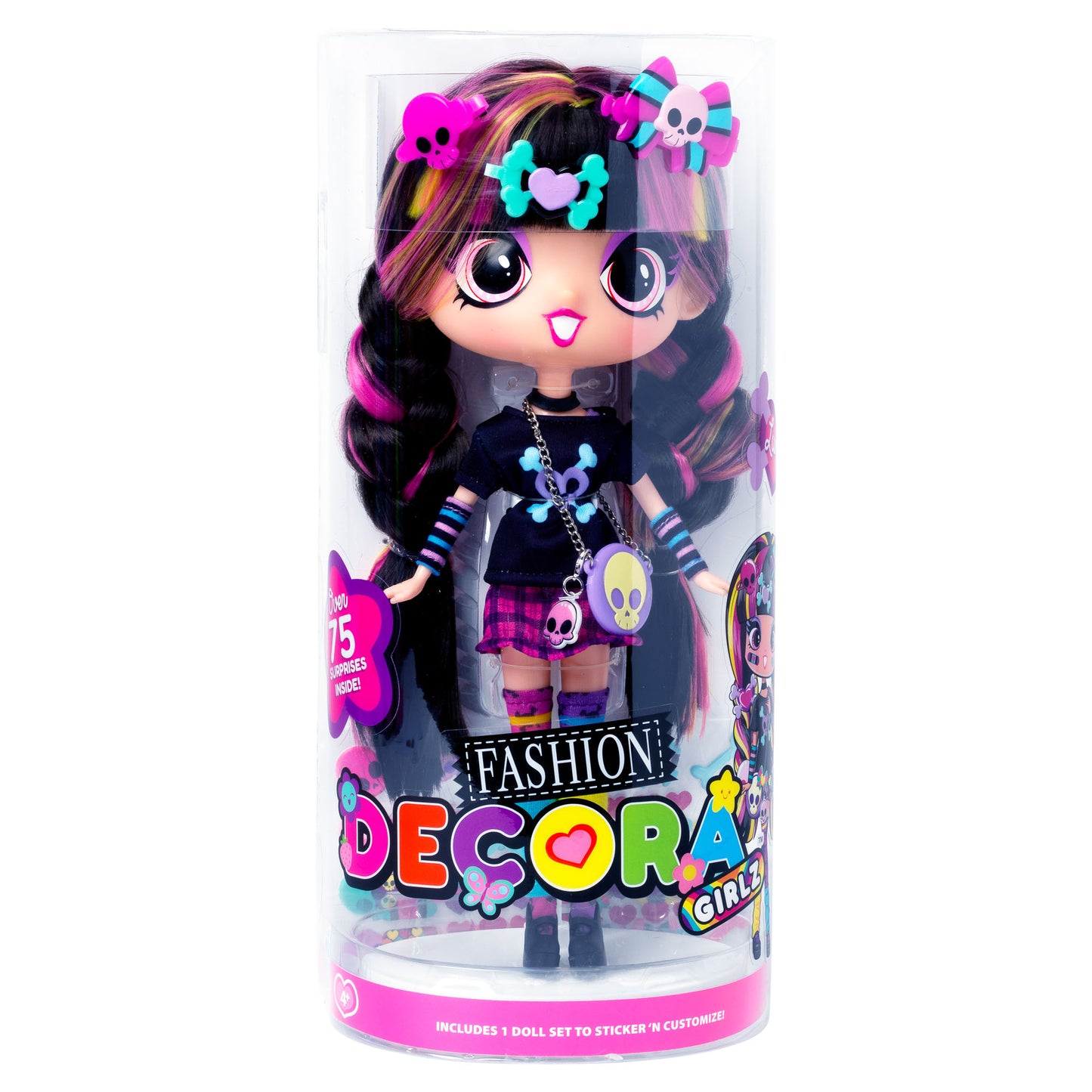 Decora Girlz Sticker ‘n’ Style 11" Collectable Fashion Doll - Luna