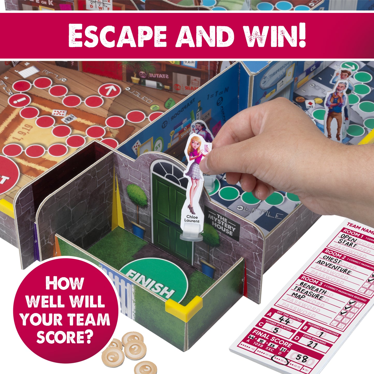 Race to Escape - The Escape Room Board Game