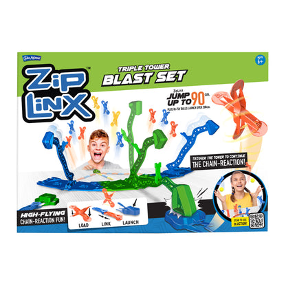 ZipLinx Power Triple Tower Blast Set