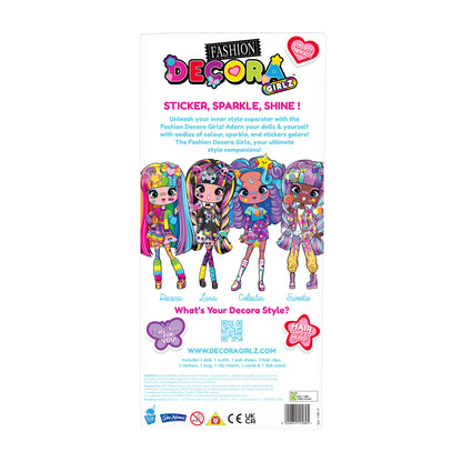 Decora Girlz Sticker ‘n’ Style 11" Collectable Fashion Doll - Celestia