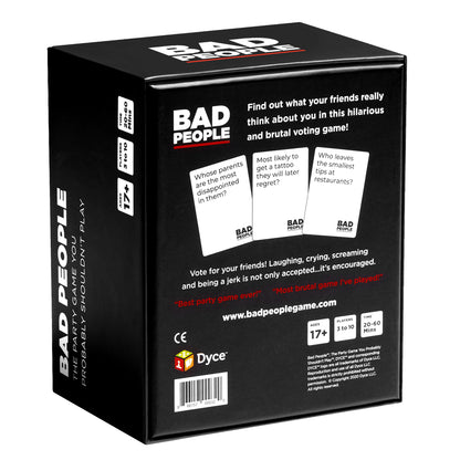 Bad People Adult Party Game