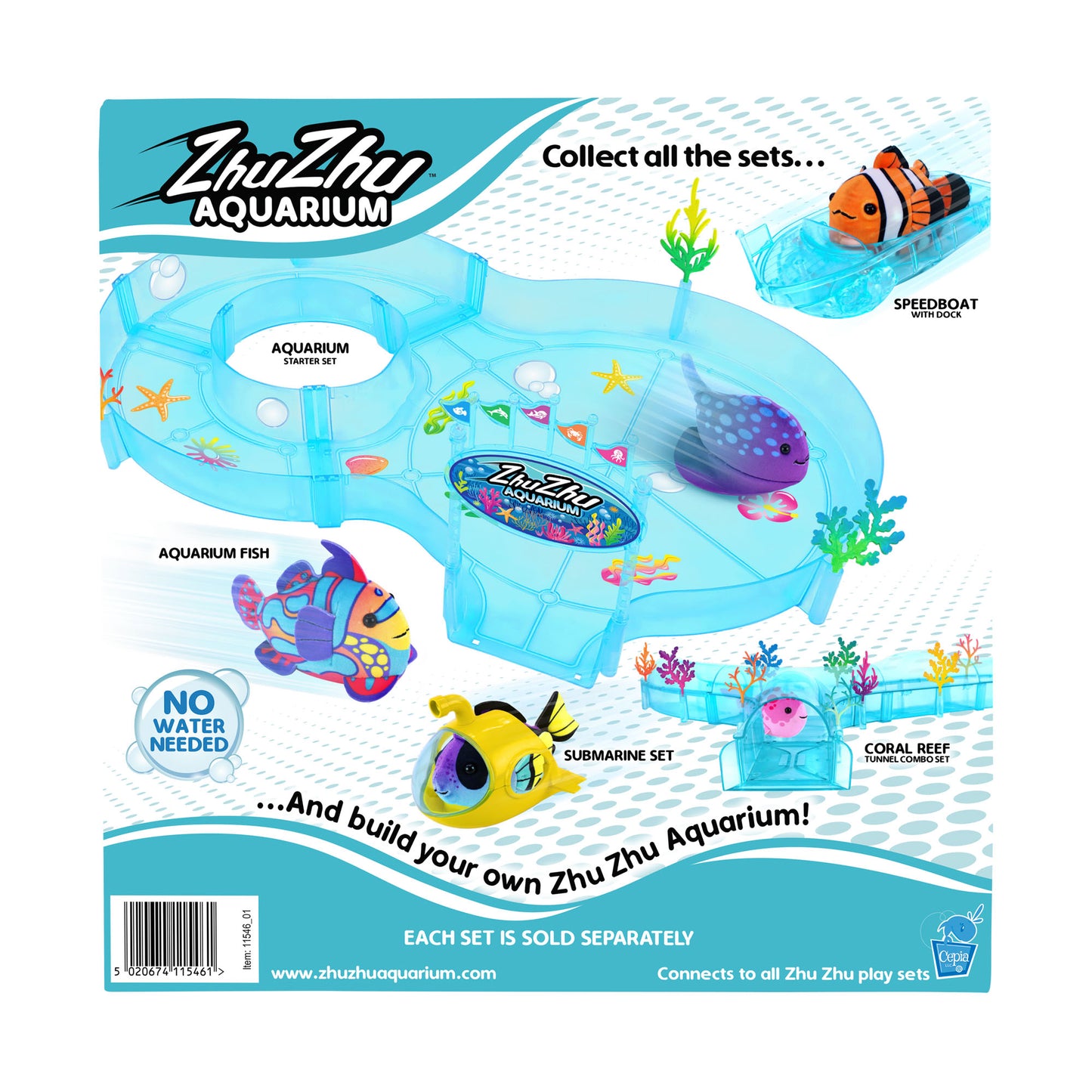 Zhu Zhu Pets - Zhu Zhu Aquarium Bubble Ball & Surfboard Playset (Fish NOT included)