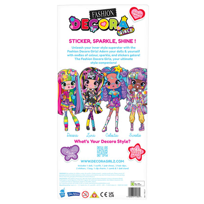 Decora Girlz Sticker ‘n’ Style 11" Collectable Fashion Doll - Luna