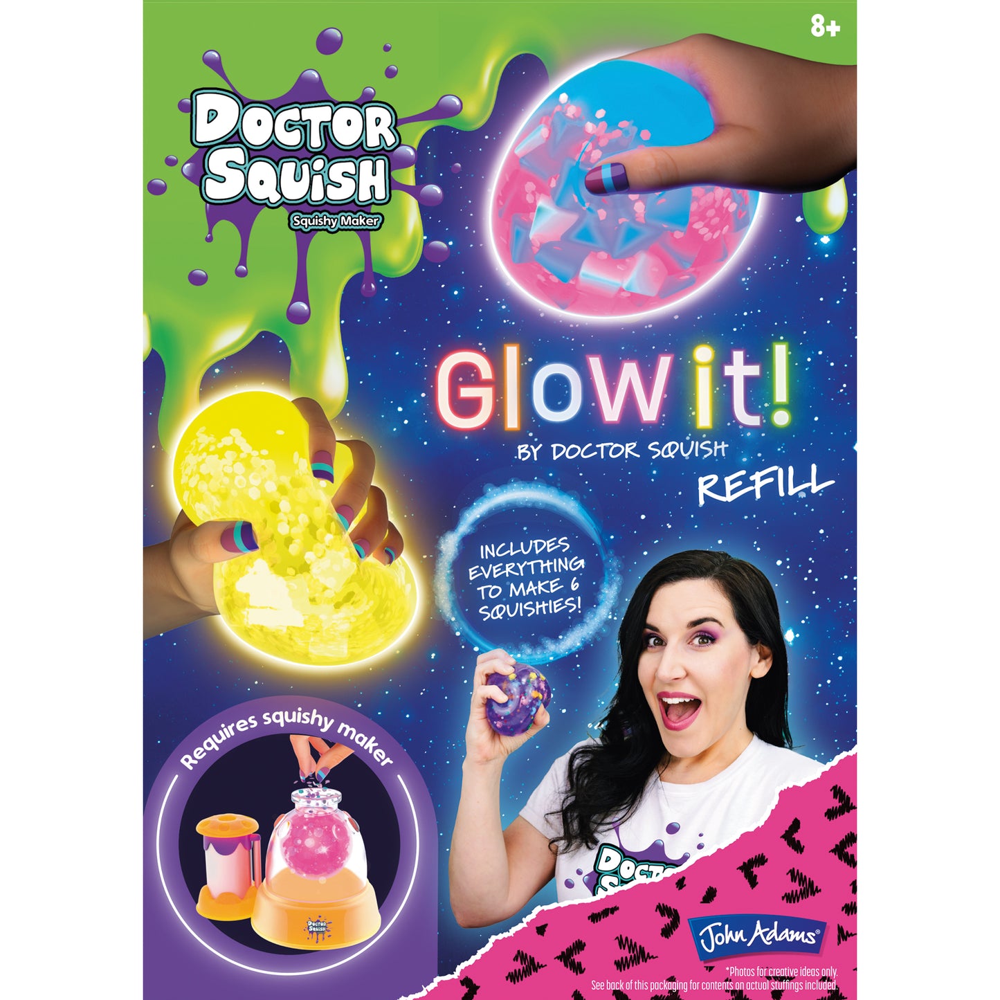 Doctor Squish Squishy Maker Refill Glow it Pack