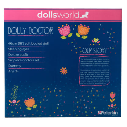 Dolls World Dolly Doctor 46cm Soft Bodied Doll - For ages 3+