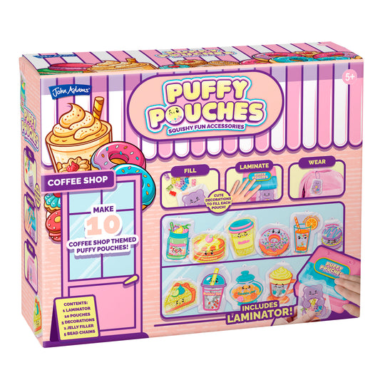 Puffy Pouches Themed Set - Coffee Shop