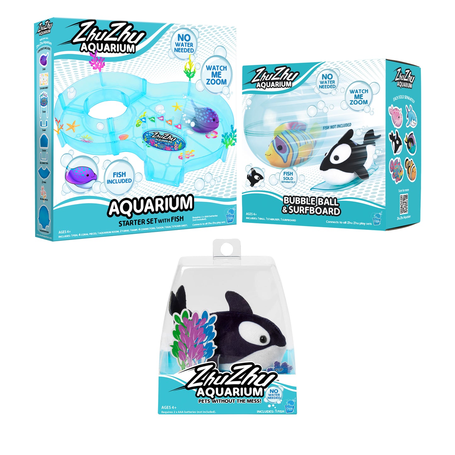 Zhu Zhu Ultimate Aquarium Adventure Pack (Choose your fish from assortment A)