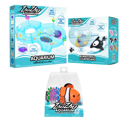 Zhu Zhu Ultimate Aquarium Adventure Pack (Choose your fish from assortment A)