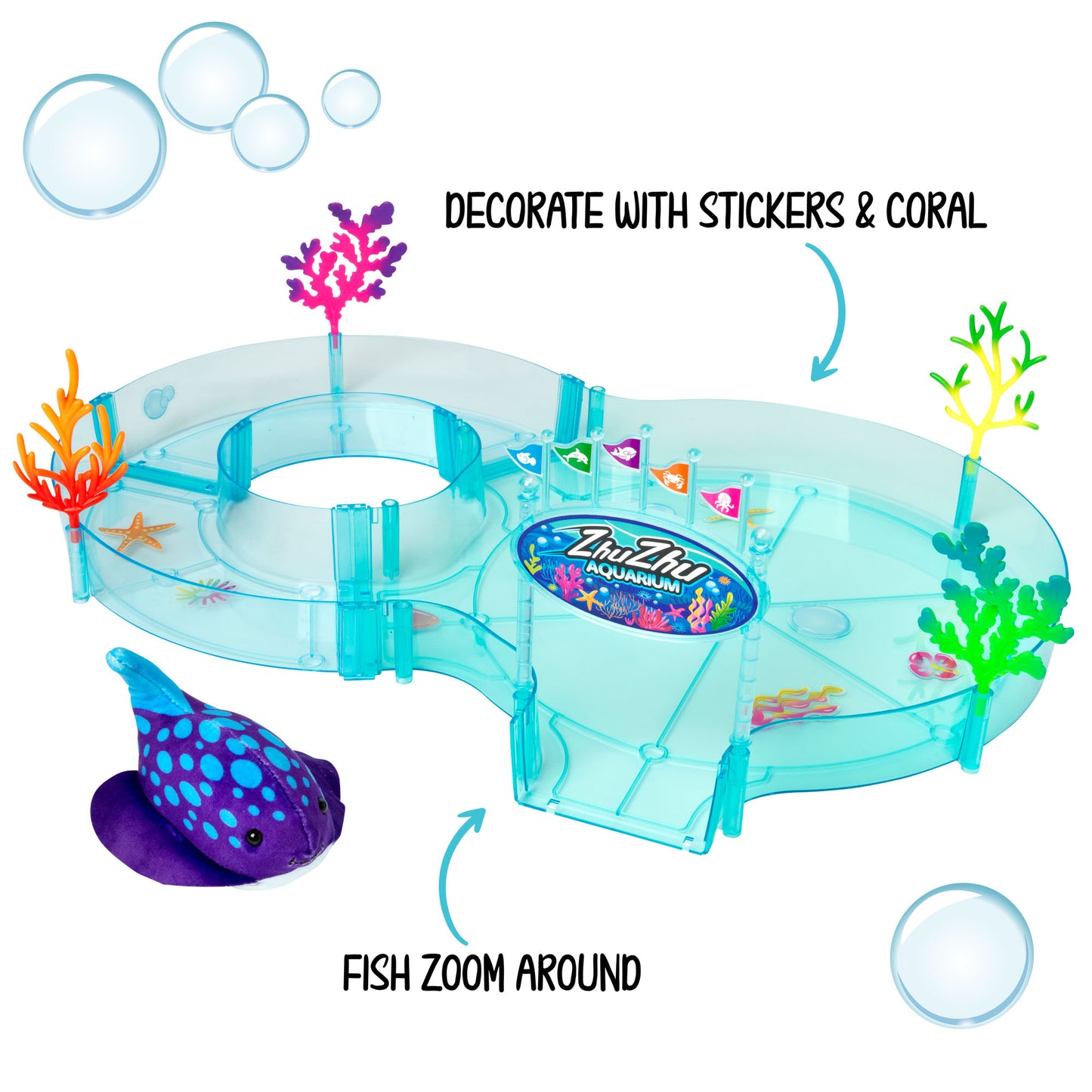 Zhu Zhu Aquarium Ocean Explorer Set - Choose your fish from assortment A