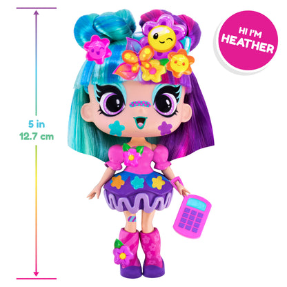 Decora Girlz Style Squad - All 6 Decora Girlz Sticker 'n' Style 5" Fashion Dolls